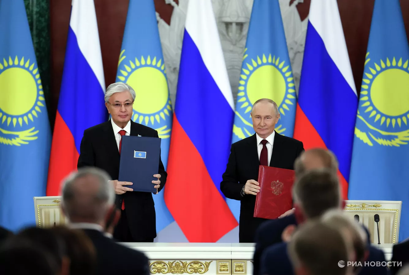 Президенты России и Казахстана подписали декларацию о партнерстве