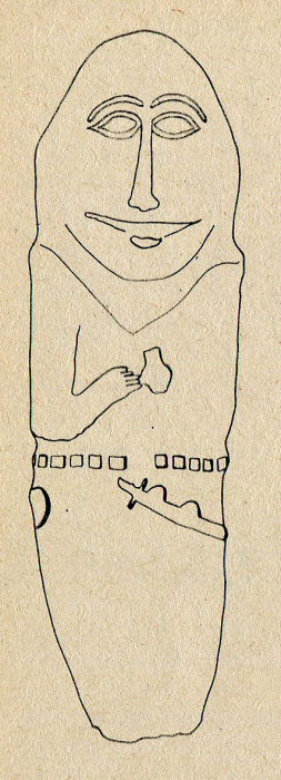 Изваяние тюркского воина