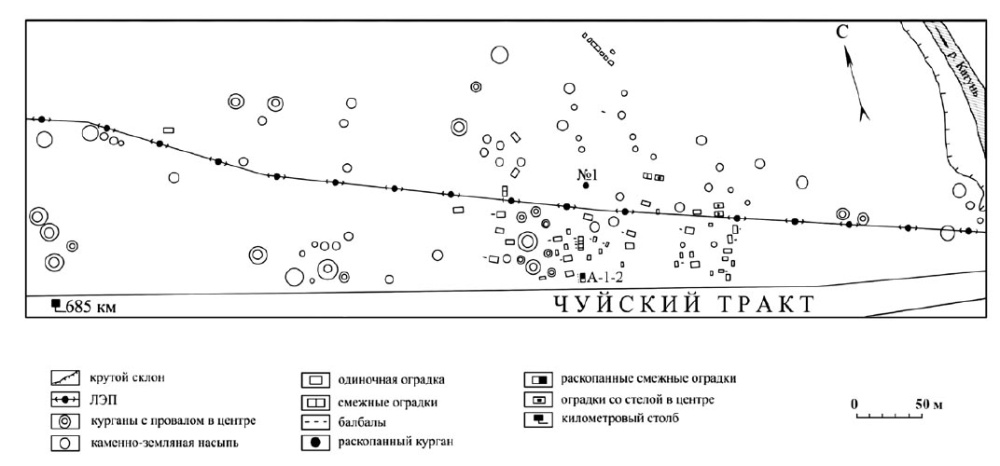 Кур-Кечу (Кер-Кечу), комплекс памятников