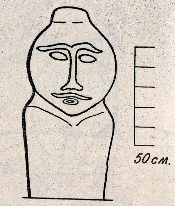 Изваяние мужчины в головном уборе