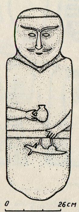 Изваяние тюркского воина