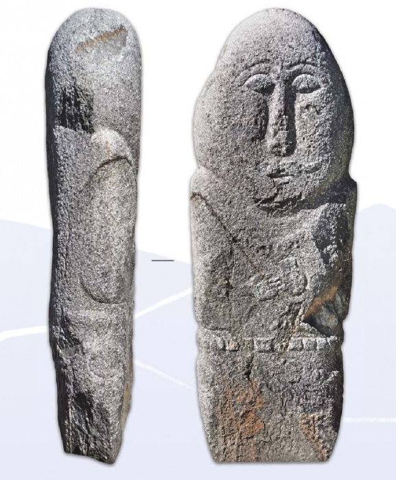 Изваяние тюркского воина